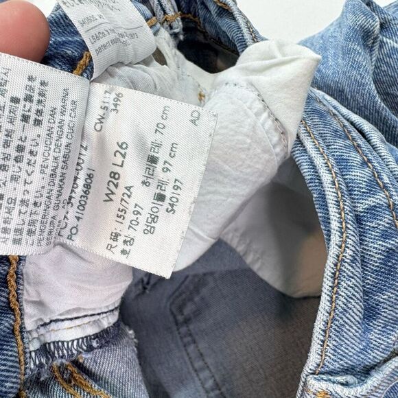 Levi's Jeans Womens 28 Wedgie Straight Medium Wash High Rise - Picture 5 of 10